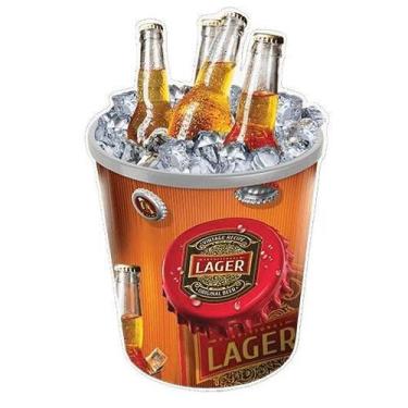 Imagem de Balde De Gelo 7 Litros Para Cervejas Bebidas Termoplastico - ARQPLAST