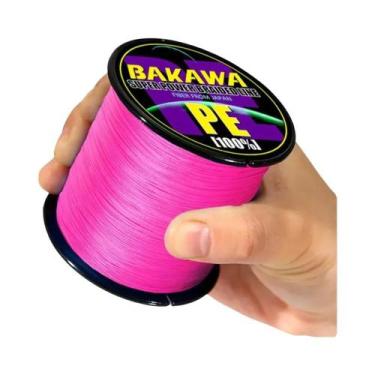Imagem de Linha De Pesca Trançada PE 4X Fios Multifilamento Lisa Pesca Fly Carpa