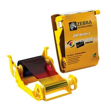 Imagem de Ribbon Zebra ZXP 3 Colorido YMCKO 200 Imagens - 800033-840