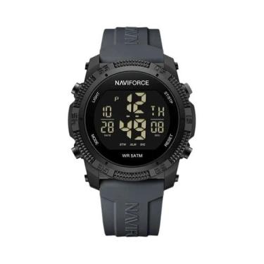 Imagem de Relógio Digital Masculino À Prova d'Água 5ATM Com Pulseira De Silicone
