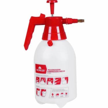 Imagem de Pulverizador De Compressão Prévia 2 Litros Worker Com Bico De Jato Reg