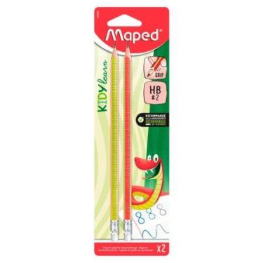 Imagem de Lápis preto Nr.2 com borracha Kidy Learn Grip 2 unid 853600 - Maped
