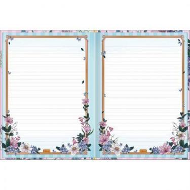 Imagem de Caderno brochura capa dura colegial 1x1 80 folhas Bridgerton - Tilibra