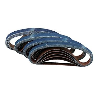 Imagem de 25pcs Sander Sander Cintos de lixamento Zircónio 10mm 330 * 10mm 40/60/80/120 Grit Air YYDFPIIA