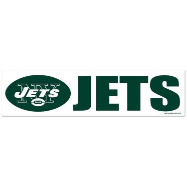 Imagem de Adesivo Faixa Bumper Strip 30x7,5 New York Jets-Unissex