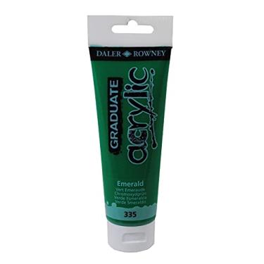 Imagem de DALER ROWNEY Graduate Acrylic, Tinta Acrilica em Bisnaga de 120ml, Cor Verde Esmeralda (335)
