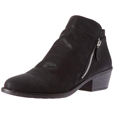 Imagem de Bota de cano curto feminina Gusto Comfort Easy Street, Black Matte, 7