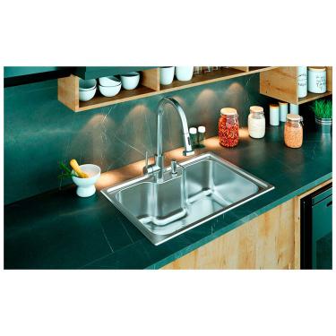 Imagem de Kit Cuba Gourmet Arell Kameel Inox Escovado Com Acessórios - Inox