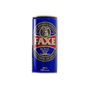 Imagem de Cerveja Dinamarquesa Faxe Royal - American Larger - Lata 1000ml