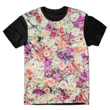 Imagem de Camiseta As Braba Masculina Varias Flores Full Print