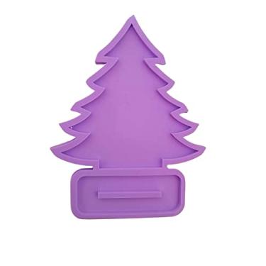 Imagem de Confeitaria dos Moldes, R264 Molde de silicone árvore de natal placa resina para decorar