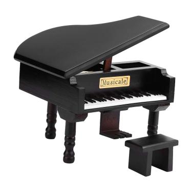 PIANO DE CAUDA MUSICALLE INFANTIL MARROM - Compre Agora!