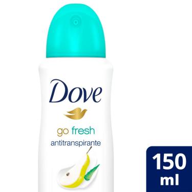 Imagem de Desodorante Dove Go Fresh Pera e Aloe Vera Aerossol Antitranspirante com 150ml 150ml