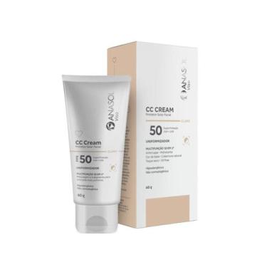 Imagem de Protetor Solar Facial Anasol Cc Cream Fps50 Claro 60G - Hidrabene
