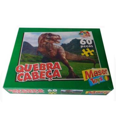 Quebra Cabeça Dinossauros - Grow em Promoção na Americanas