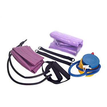Imagem de Bola Suiça De Pilates E Yoga Wct Fitness Com Cordas Roxo
