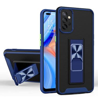 Imagem de Capa traseira antichoque para Samsung Galaxy A52 A53 A52S A03 A13 A12 A51 A31 A22S A71 A30S A32 A11 Magnet Silicone Armor Case, azul marinho, para Samsung A42