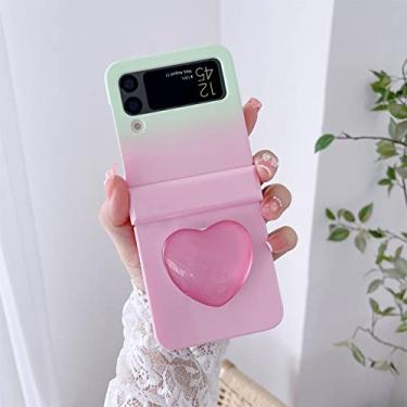 Imagem de Estojo com suporte de luxo brilhante e doce para Samsung Galaxy Z Flip 3 5G Z Flip3 Zflip3 Flip4 Zflip4 Capa com, F, para Z Flip 3