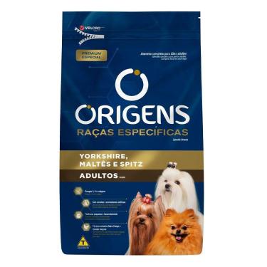 Imagem de Ração Seca Origens Premium Especial Raças Específicas para Cães Adultos das Raças Yorkshire, Maltês e Spitz - 10,1 Kg