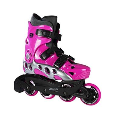 Imagem de Patins Inline Recreação Traxart Spectro Rosa - Abec-5-41