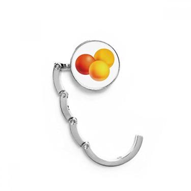 Imagem de Orange Pill Produtos de cuidados com a saúde padrão gancho de mesa decorativo gancho dobrável gancho