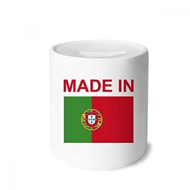 Imagem de DIYthinker Caixa de cerâmica feita em Portugal Country Love Money Box para presente de cofrinho