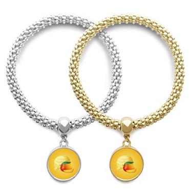 Imagem de DIYthinker Colar com pingente de bola de sorvete de maçã para amantes de picolés