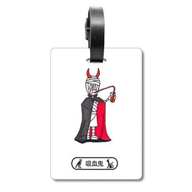 Imagem de Egypt Mummy Halloween Vampiro Horus Mala Etiqueta de Bagagem Etiqueta para Cartão de Bagagem