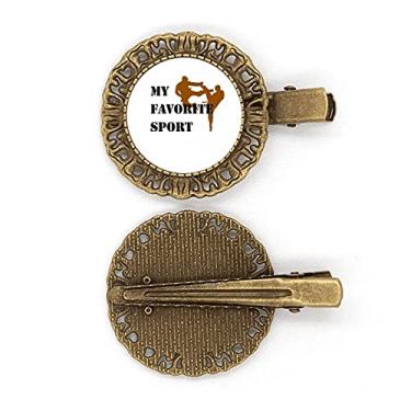 Imagem de Presilha de cabelo Like Sports Fitness Balanced Taekwondo com grampo de cabelo