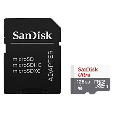 Imagem de SanDisk Micro Ultra 128gb Classe 10 Original Lacrado, CINZA, SDSQUNS GN6TA