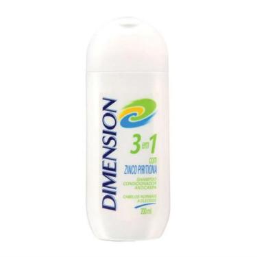 Imagem de Shampoo Anticaspa Dimension 3 Em 1 Para Cabelos Oleosos 200ml
