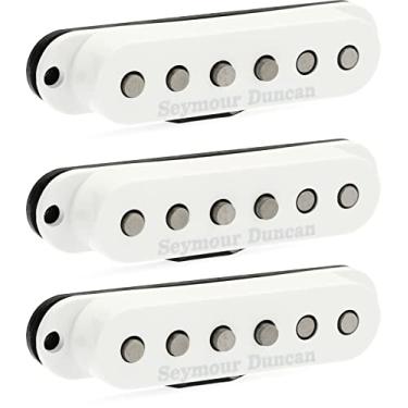 Imagem de Seymour Duncan Conjunto de captador de 3 peças Scooped Strat de bobina única - branco