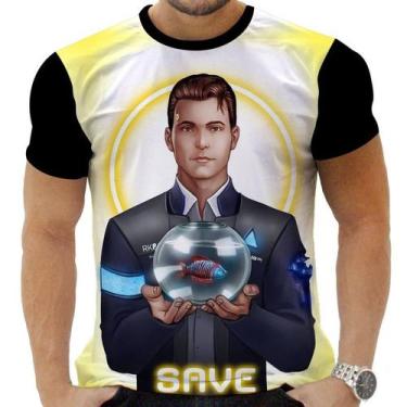 Imagem de Camiseta Camisa Personalizada Game Detroit Become Human 8_X000d_ - Zah