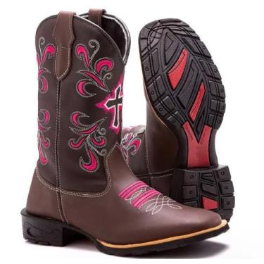 Imagem de Bota Botina Texana Country Cruz Floral - Arthur Boots