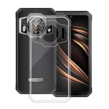 Imagem de ZXLZKQ Capa de telefone para Oukitel WP21 (6,7 polegadas), [capa de grau militar] capa de silicone macio de TPU transparente [ultrafina x antiamarelo] capa protetora à prova de choque para Oukitel WP21 - Transparente