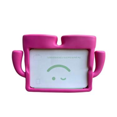 Imagem de Capa Protetora Borracho Compatível Para Ipad 7 8 9 2019-A2197 A2200 A2198 2020-A2270 A2428 A2429 A2430 2021-A2602 A2603 A2604 A2605-ROSA,Anti imapcto,EVA, Emborrachada, Leve