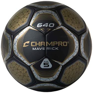 Imagem de Bola de futebol Maverick, tamanho 4, preto, ouro Vegas