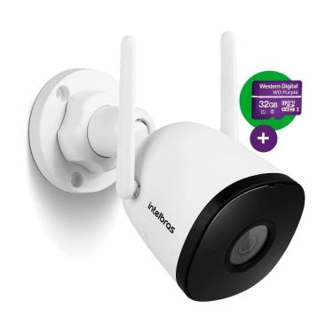 Imagem de Câmera Externa Im5 Sc Inteligente Wi-fi Full Hd Intelbras com Sd 32gb