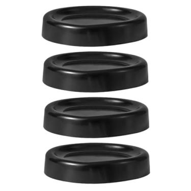 Imagem de Hemobllo Tapete Antiderrapante Para Máquina De Lavar 4 Peças Base De Mesa Almofadas Absorventes Para Máquina De Lavar Pedestais Móveis Antivibração Pés Lavadora Secadora Tapete
