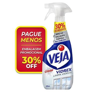 Imagem de Veja Limpa Vidros Spray Vidrex Cristal 500 Ml Embalagem Econômica