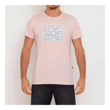 Imagem de Camiseta Billabong Crayon Wave IV B471A0521 Rosa-Masculino
