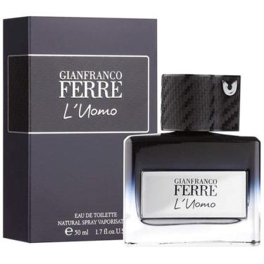 Imagem de Perfume Masculino Gianfranco Ferre Luomo Edt 50ml - Eau de Toilette Amadeirado Oriental