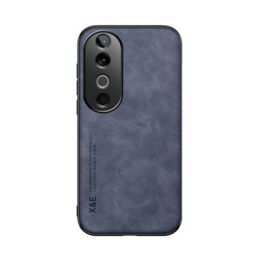 Imagem de Kepuch Silklike Capa para Vivo S19 - Case Placa de Metal Embutida - Azul