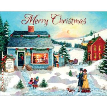 Imagem de LANG Cartões de Natal em caixa de brinquedos Sugar Plum Toy Shoppe (1004921)