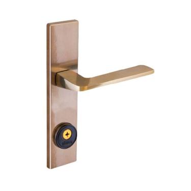 Imagem de fechadura tetra ultra line espelho 55mm latonado alianca