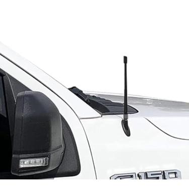 Imagem de CHAOGANG Antena de rádio de carro de 18 cm compatível com Ford F150 2009-2022 projetada para substituição otimizada de antena de borracha flexível de recepção FM/AM