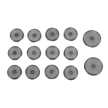 Imagem de Tampas de Botão, Tampas de Botão de Substituição de Fliperama para Kailh para Cherry para TTC para Akko para Glorious, Acessórios de Botão de, 22,5 Mm/28,5 Mm de Diâmetro (Preto)