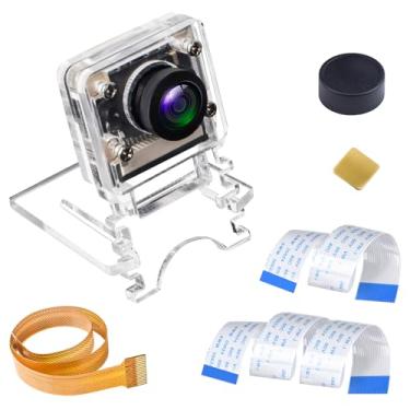 Imagem de Módulo de Câmera Smraza Raspberry Pi 4 5 Megapixels 1080p OV5647 Sensor de Foco Ajustável Amplo Ângulo de Lentes de Câmera olho de peixe Webcam Vídeo para Raspberry Pi 4 Modelo B/Pi 3 B+, 3 B, 2 B, Zero