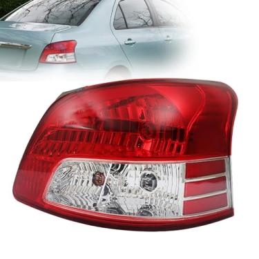 Imagem de ANTUKO Substituição da luz traseira da lâmpada de freio para Yaris Sedan 2007 2008 2009 2010 2011 Yaris Sedan traseira lado direito
