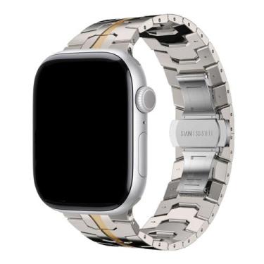 Imagem de Pulseira Elos Aço Belt Compatível com Apple Watch - Baú do Viking, Pra